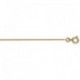 CHAINE PLAQUE OR