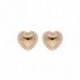BOUCLES D'OREILLES PLAQUE OR