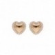 BOUCLES D'OREILLES PLAQUE OR