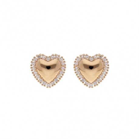 BOUCLES D'OREILLES PLAQUE OR