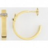 BOUCLES D'OREILLES PLAQUE OR