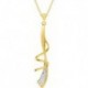 COLLIER PLAQUE OR