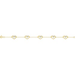BRACELET PLAQUE OR