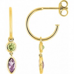 BOUCLES D'OREILLES OR 375/1000