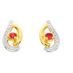BOUCLES D'OREILLES OR 375/1000