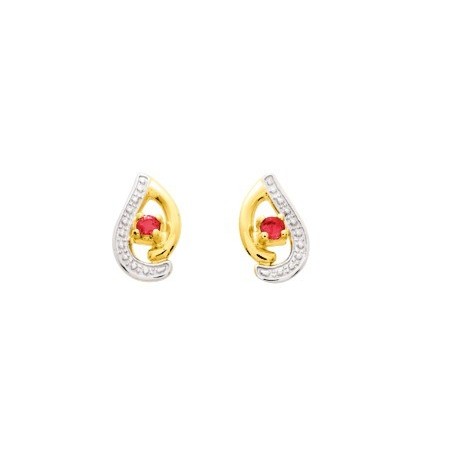 BOUCLES D'OREILLES OR 375/1000