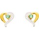 BOUCLES D'OREILLES OR 375/1000