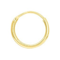 BOUCLES D'OREILLES PLAQUE OR