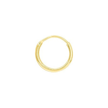 BOUCLES D'OREILLES PLAQUE OR