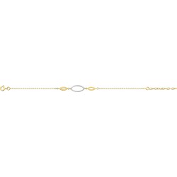 BRACELET PLAQUE OR