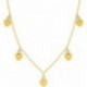 COLLIER PLAQUE OR