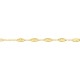 COLLIER PLAQUE OR