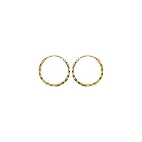 BOUCLES D'OREILLES OR 375/1000