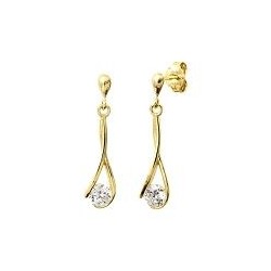 BOUCLES D'OREILLES OR 375/1000