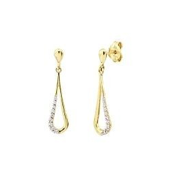 BOUCLES D'OREILLES OR 375/1000