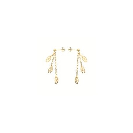 BOUCLES D'OREILLES OR 375/1000