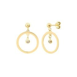 BOUCLES D'OREILLES OR 750/1000