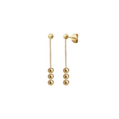 BOUCLES D'OREILLES OR 750/1000