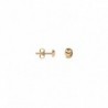 BOUCLES D'OREILLES PLAQUE OR