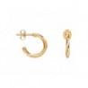 BOUCLES D'OREILLES PLAQUE OR