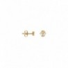 BOUCLES D'OREILLES PLAQUE OR