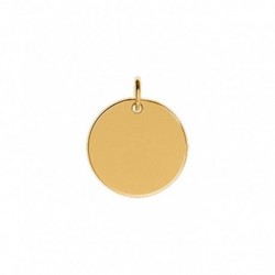 PENDENTIF PLAQUE OR