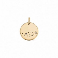PENDENTIF PLAQUE OR