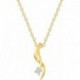 COLLIER PLAQUE OR