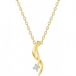 COLLIER PLAQUE OR