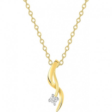 COLLIER PLAQUE OR