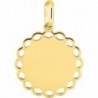 MEDAILLE PLAQUE OR