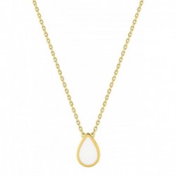 COLLIER PLAQUE OR