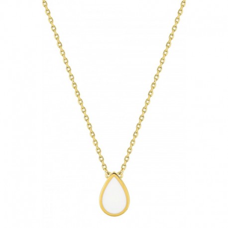 COLLIER PLAQUE OR