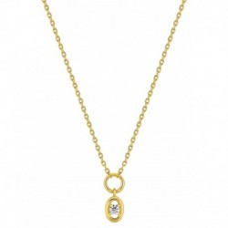 COLLIER PLAQUE OR