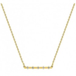 COLLIER PLAQUE OR