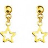 BOUCLES D'OREILLES OR 375/1000