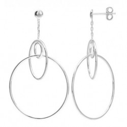 BOUCLES D'OREILLES ARGENT