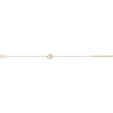 BRACELET PLAQUE OR