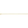 CHAINE PLAQUE OR