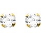 BOUCLES D'OREILLES PLAQUE OR