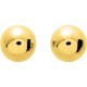 BOUCLES D'OREILLES PLAQUE OR