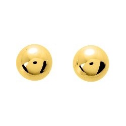 BOUCLES D'OREILLES PLAQUE OR