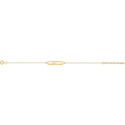 BRACELET PLAQUE OR