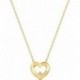 COLLIER PLAQUE OR