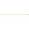 CHAINE PLAQUE OR