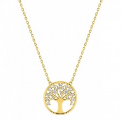 COLLIER PLAQUE OR
