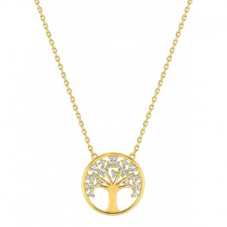 COLLIER PLAQUE OR