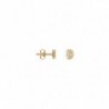 BOUCLES D'OREILLES PLAQUE OR