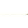 CHAINE PLAQUE OR