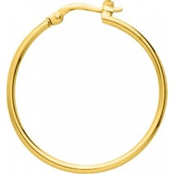 BOUCLES D'OREILLES PLAQUE OR